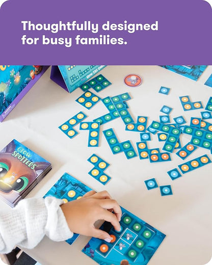 SimplyFun Glow Spotters - A Visual and Adventurous Math Game for Kids Earn Your Firefly Badge with Addition - 1 to 4 Players for Kids Ages 5 &amp Up