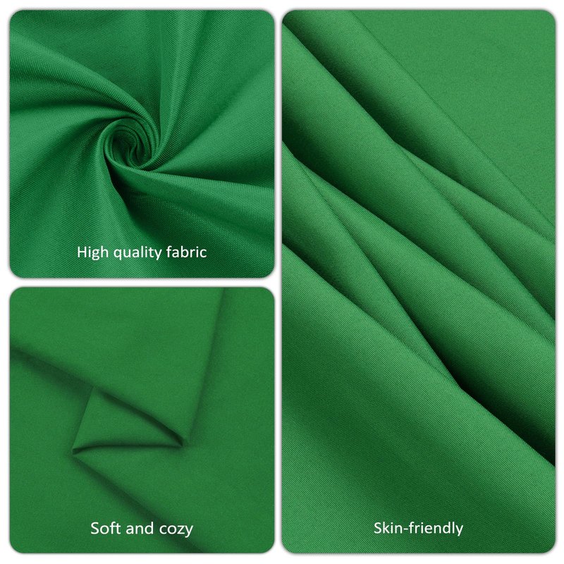 pepmily 8 Pack Green Table Cloth 60x126 Inch Rectangle Tablecloth for 8 Foot Rectangle Tables, Wrinkle Resistant Washable Polyester Fabric Table Cover for Dining Banquet Wedding Party