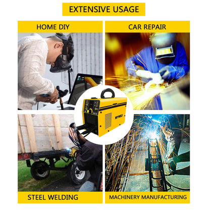 MYYWELD MIG Welder, 110/220V Dual Voltage Gas Gasless multiprocess welder, 4-in-1 Solid Wire/Flux MIG/Stick ARC/Lift TIG, IGBT Inverter Welding Machine