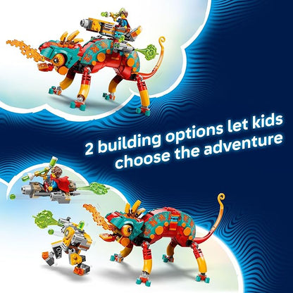 LEGO DREAMZzz Mateo’s Fire Chameleon Building Toy - Pretend Play Set for Kids Ages 7+ - Storytelling Toy for Boys &amp Girls - 2 Construction Modes for Pretend Play - Gift Idea for Birthdays - 71492