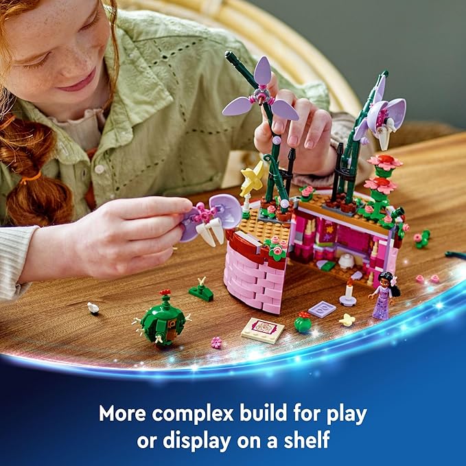 LEGO Disney Encanto Isabela’s Flowerpot Buildable Orchid Flower Toy for Kids with Disney Encanto Mini-Doll Toy for Play and Display Fun Gift for 9 Year Old Girls and Boys 43237
