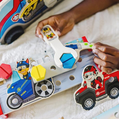 Melissa &amp Doug PAW Patrol Match &amp Build Mission Cruiser - FSC Certified