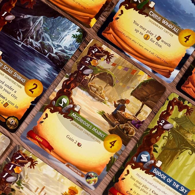 Everdell Glimmergold Upgrade Pack | Collectors Edition Components | Premium Metal Tokens Legendary Cards Rats &amp Deluxe D8 | Enhance Standard Edition