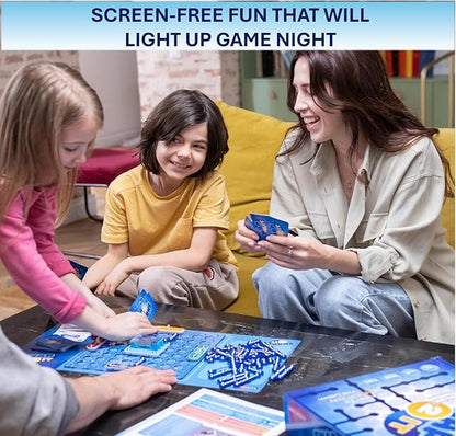 Snap 2 It® Board Game Game of The Year Finalist A Race to Light Up The Game Will You Be First? for Kids and Adults – Promotes Creativity and Problem Solving STEM Toy
