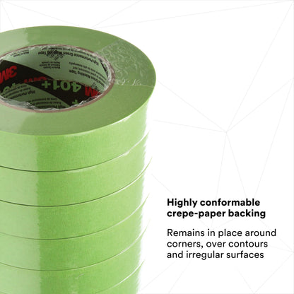 3M Performance Industrial Spray Gun Starter Kit, 26878, + 3M High Performance Green Masking Tape 401+, 24 Pack