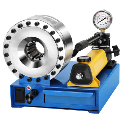 High Pressure Hydraulic Hose Line Crimping Tool With 8 Dies, Hydraulic Line Crimping Tool For Most Braided Hose Diameters 0.24” - 1.7”