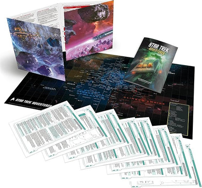 Modiphius Entertainment: Star Trek Adventures: Second Eidtion - Game Toolkit - GM Screen Booklet Map &amp Reference Sheets Tabletop RPG Accessory