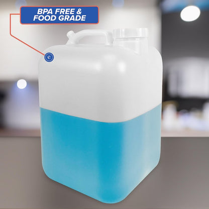 ePackage Supply Premium 5-Gallon Hedpak: Durable HDPE, BPA-Free Plastic, Reusable Liquid Storage Solution for Water and More (3 Count)