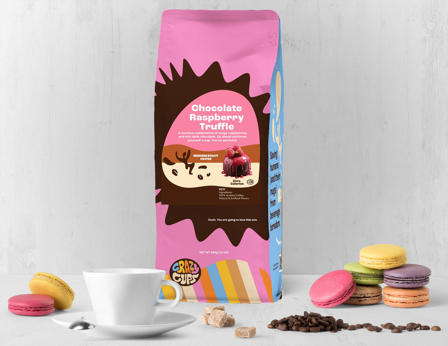 Perfect Samplers Flavored Ground Coffee Gift Box Variety Pack, Twix, Baileys Original, Chocolate Raspberry Coffee, Medium Roast Ground Coffee Sampler, 3 Pack