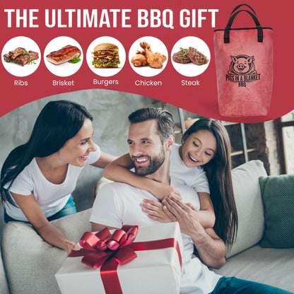 BBQ Blanket for Resting Meat (18in). Washable Insulated BBQ Bag, Reusable Meat Resting Cooler, for Brisket/Pork/Steak Gifts for Husband, Dad, BBQ Enthusiast, Gifts for Fathers Day