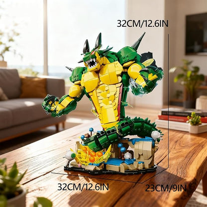 Animal Dragon Building Blocks Sets Anime Chinese Dragon Building Kits Model Home Office Decor Creative Birthday Gift for Adults Teens 1907PCS