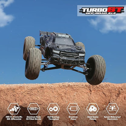 HAIBOXING 2997A Brushless RC Cars 1/12 Scale 4WD Remote Control Truck with Independent ESC Fast RC Cars 45 MPH Max Speed RTR Off-Road RC Car for Adults Boys 3S Batteries Applicable (not Included)