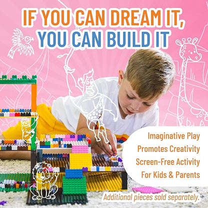 Strictly Briks Building Brick Starter Kit 1008 Pack - Compatible with Lego &amp All Major Brick Brands Classic Style Kids Building Blocks Toys Vibrant Colors