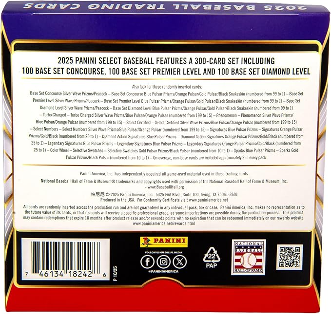 2025 Select BB Hobby Preferred