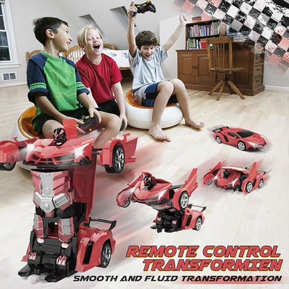 Transform Remote Control Car Toy for Kids 4 5 6 7 8 Remote Control Car for Boys 4-7 Transform Cars for Boys 4-6 Toy Car 5 Year Old Boy Toys for 3 4 5 6 7 8 9 10 11 12 Years Old Boy