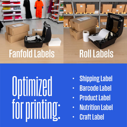 Westinghouse Thermal Shipping Label Printer USB, 4x6 Label Commercial Grade, Compatible with USPS, UPS, FedEx, Shopify, Amazon, Small Business, Desktop Label Printer for Packages, Includes Labels