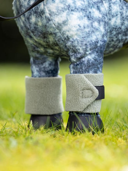 LeMieux Toy Pony Bandages for Toy Pony - Fleece - Simple Fastening - Suitable for Ages 3 Years + - Fern