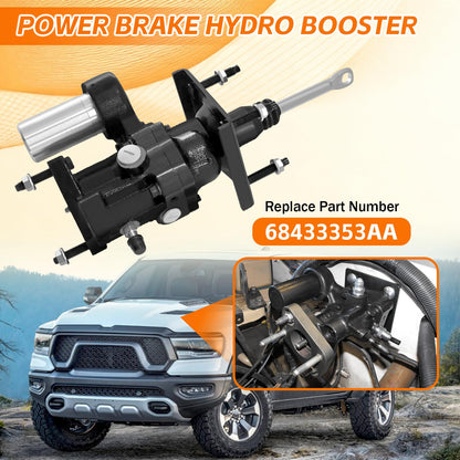 68433353AA Hydraulic Power Brake Booster Hydro Booster Fit for 2019-2025 Dodge Ram 2500 3500 6.4L V8-Gas 6.7L L6-Diesel
