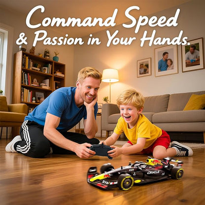 BEZGAR F1 Remote Control Car - Officially Licensed Rb18 Toy Car 1:18 Model Vehicle 2.4GHz Race F1 RC for BoysGirls and Adults Ideal for Kids &amp Collectors 94800