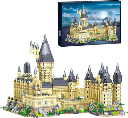 3000+PCS Micro Mini Blocks Magic Castle Building Blocks ToysCreative Ideals Hog Tower Building Sets Best Choice for 14+ Boys Girls or Adults