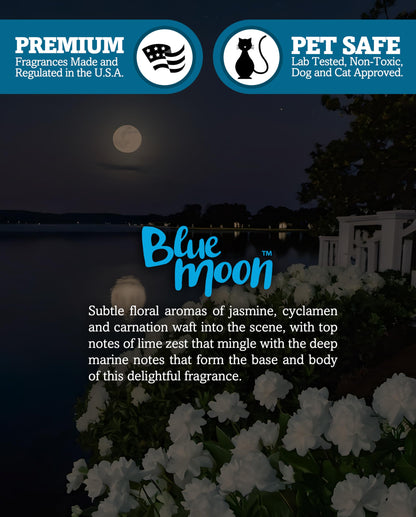Blue Moon Premium Tealight Candles Multi Pack - Highly Scented with Essential Oils - 12 Blue Tea Lights - Beautiful Candlelight - Made in the USA - Fresh & Clean Collection