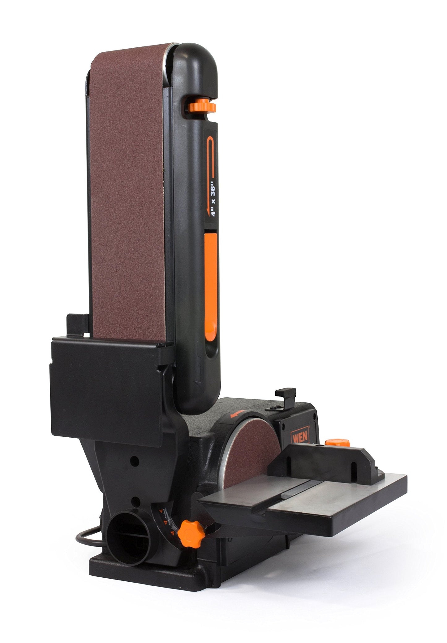 WEN PL1326 15-Amp 13-Inch Spiral Benchtop Thickness Planer & 6502T 4.3-Amp 4 x 36 in. Belt and 6 in. Disc Sander with Cast Iron Base