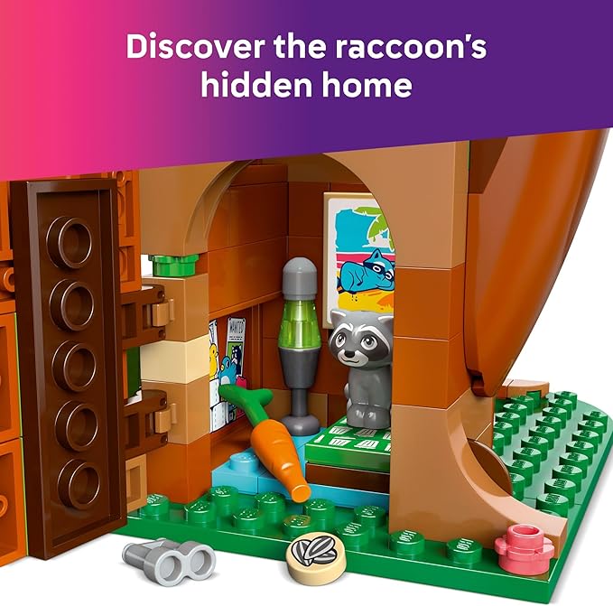 LEGO Friends Friendship Tree House Hangout - Building Toy Playset for Kids Girls and Boys Ages 8+ - Pretend Play Gift Idea for Birthdays - with 4 Minidolls and 2 Animal Figures - 42652