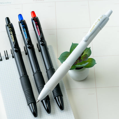 PILOT, G2 Edge Black, Blue and Red, Premium Gel Roller Pens, Sensory Writing Experience, 8ct box, Fine Point 0.7 mm