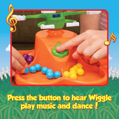 Giggle Wiggle Board Games for Kids Family Game Night Hand-Eye Coordination Preschool Games The Wiggle Race to Get Your Marbles to The Top Game Ages 4+ Batteries Not Included