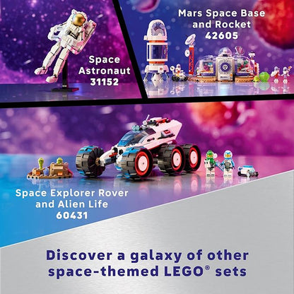 LEGO Technic Planet Earth and Moon in Orbit Building Set Outer Space Birthday Gift for 10 Year Olds Solar System Toy for Imaginative Independent Play Room Décor for Boys &amp Girls 42179