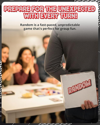 Random Spinner-Based Word Challenge Board Game for 18+ Funny Games Creative Strategy Party Game Spins Creative Wordplay and Card Actions Funny Gen Z College Party Group Player 2–8 Players