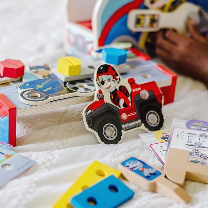Melissa &amp Doug PAW Patrol Match &amp Build Mission Cruiser - FSC Certified