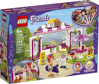 LEGO Friends Heartlake City Park Café 41426 Building Toy Outdoor Café Set Inspires Role Play and Includes 2 Buildable Mini-Doll Figures Great Gift for Kids Who Love Food Play (224 Pieces)