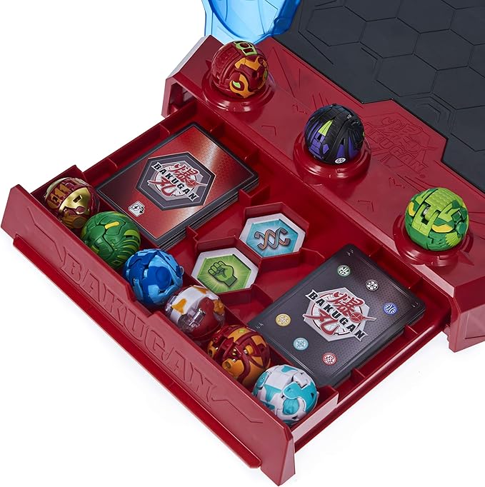 Bakugan Battle League Coliseum Deluxe Game Board with Exclusive Fused Howlkor x Serpenteze Kids Toys for Boys Ages 6 and Up