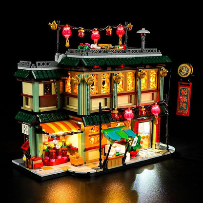 BRIKSMAX Led Lighting Kit for Lego-80113 Family Reunion Celebration - Compatible with Lego Spring Festival Building Set- Not Include Lego Set