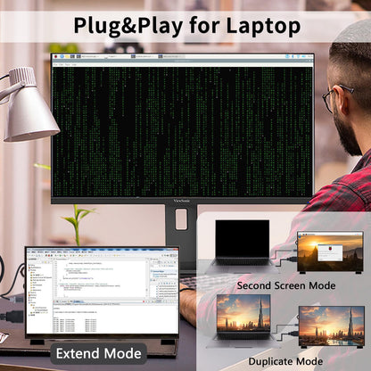 GeeekPi 10.1 Inch Capacitive Touchscreen Display, 1024x600 IPS LCD with Dual-Speaker, HDMI Portable Monitor for Raspberry Pi 5/4B/3B+/3B/B+/Zero/400, Win11/10/8/7, Free-Driver