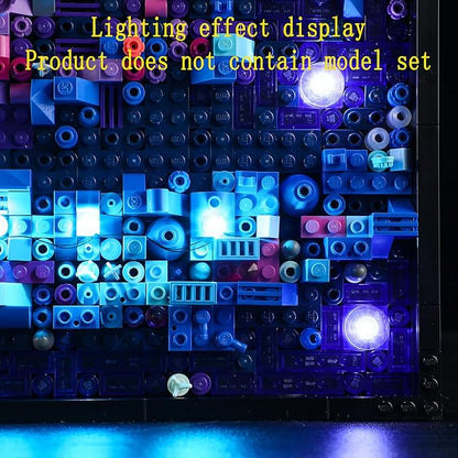LED Light Kit Compatible with Lego The Milky Way Galaxy - Lighting Set for Art 31212 (Model Set Not Included)