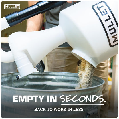 Mullet High-Speed Cyclone Dust Collector for Shop Vacuum - Sawdust Separator, Dust Collectors for Woodworking, Garage, Hobbyist Debris Extraction