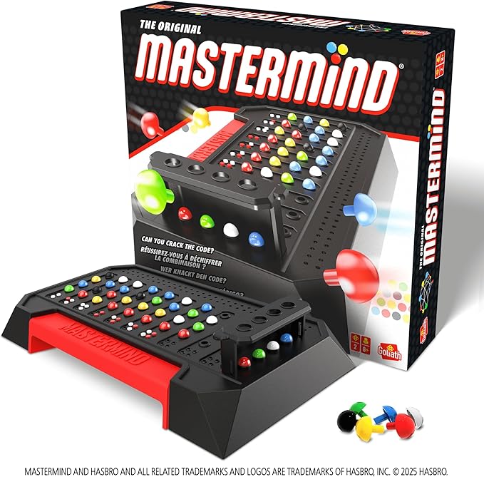 Goliath - Mastermind Classic Game for 2 Persons Board Game from 8 Years Classic Board Game for the Game Collection Strategic Game for Children and Adults