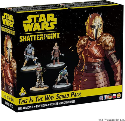 Star Wars Shatterpoint This is The Way Squad Pack - Tabletop Miniatures Game Strategy Game for Kids and Adults Ages 14+ 2 Players 90 Minute Playtime Made by Atomic Mass Games