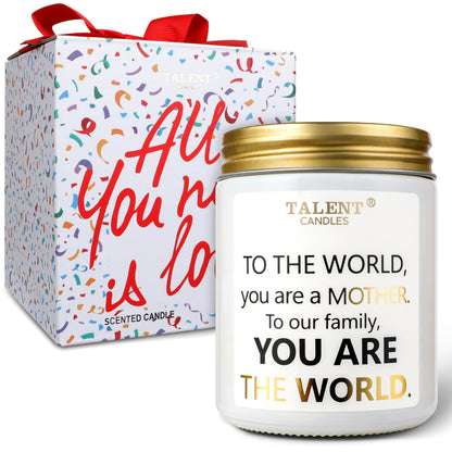 Scented Candle for Mom, Mother's Day Gifts, Perfect Home Décor Gift Elegant Gift for Mother, Mom Birthday Gifts, 8.4oz Candle Jars - Warm Night