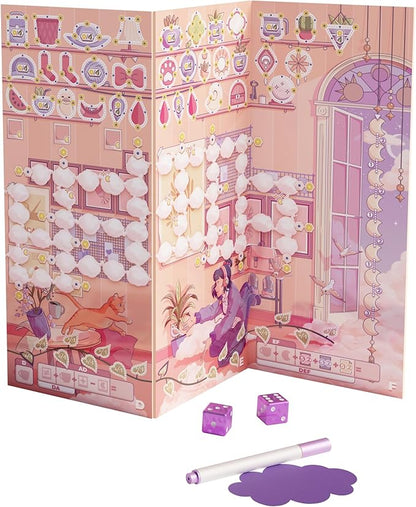 Daydream Board Game - Cozy Roll-and-Write Puzzle with Foldable Boards &amp 8 Sceneries Relaxing Strategy Game for Families &amp Friends Kids &amp Adults Ages 8+ 1-5 Players 15-30 Min Playtime