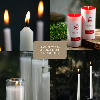 Estrella Blanca 4 Pack 10-Inch White Taper Candles, Unscented Smokeless Dripless Tall Candlesticks for Home Décor, Dinner Tables, Parties, and Weddings
