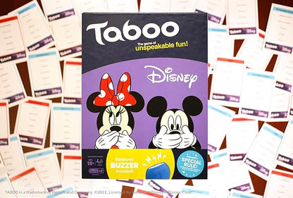 Taboo: Disney Edition Party Board Game | Themed Family Guess Word Game | Officially Licensed Merchandise | Game for 2 Players or More | Perfect for Disney Fans | Ages 10 and Up