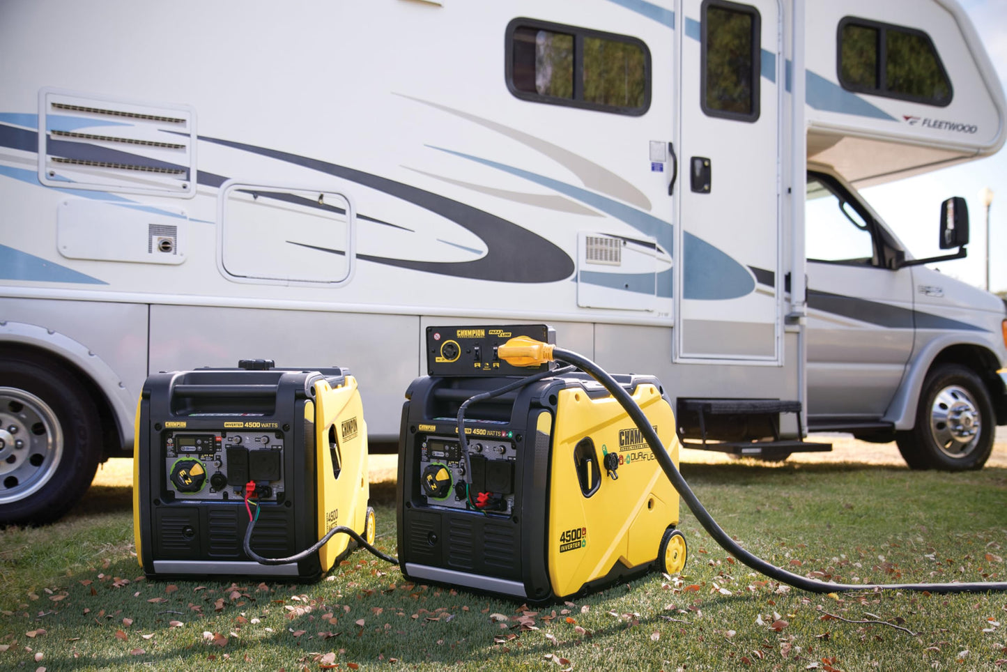 Champion Power Equipment 4500-Watt RV Ready Portable Inverter Generator with Quiet Technology and Free 3-Year Warranty