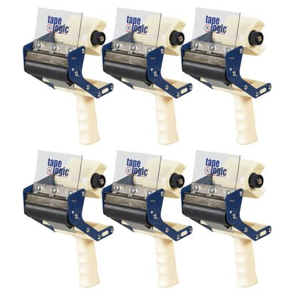 Aviditi Tape Logic 4 Inch Heavy-Duty Packing Tape Dispenser Gun, for Packing, Shipping, Moving and Warehouse Use (6 Dispensers)