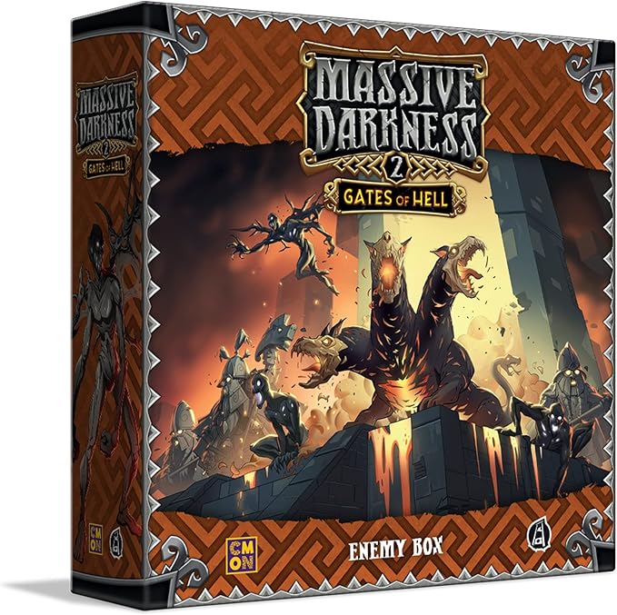 CMON Massive Darkness 2 Gates of Hell Enemy Box Expansion | Tabletop Miniatures Game | Cooperative Strategy Game for Adults and Teens | Ages 14+ | 1-6 Players | Average Playtime 60 Minutes | Made