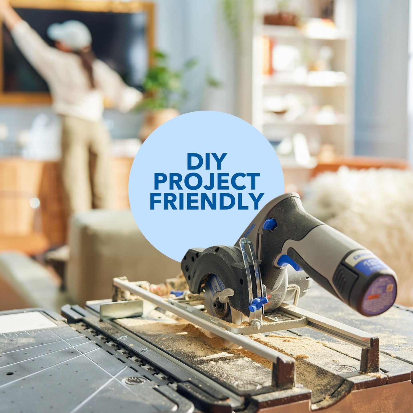 Dremel Blueprint Portable Saw Station with 12V Brushless Compact Circular Saw and Multi-Purpose Cutting Case (CS12V-S1C)