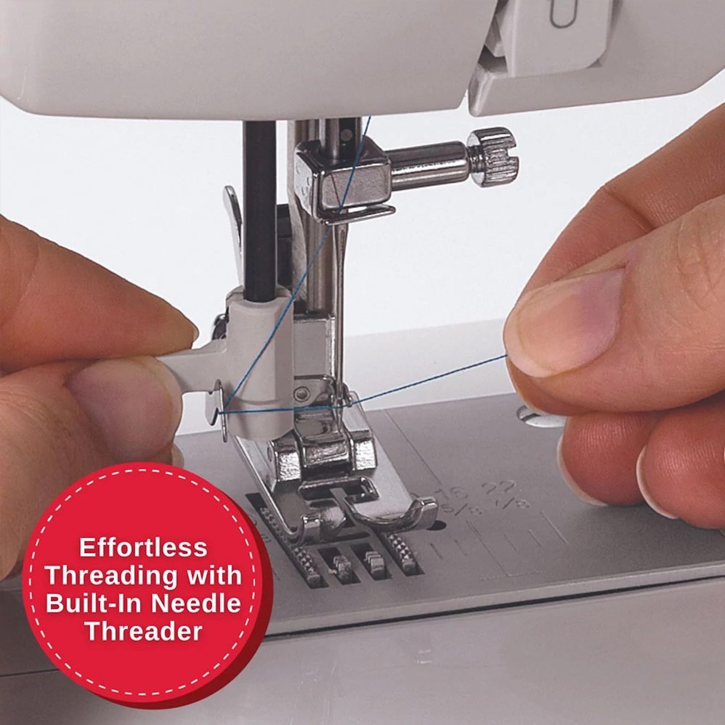 SINGER® Heavy Duty 4423 (Grey) High Speed Sewing Machine + Accessories | 23 Built-In Stitches Deliver 97 Stitch Applications | 50% More Power, 1100 Stitches/Min | Metal Frame, 1-Step Buttonhole