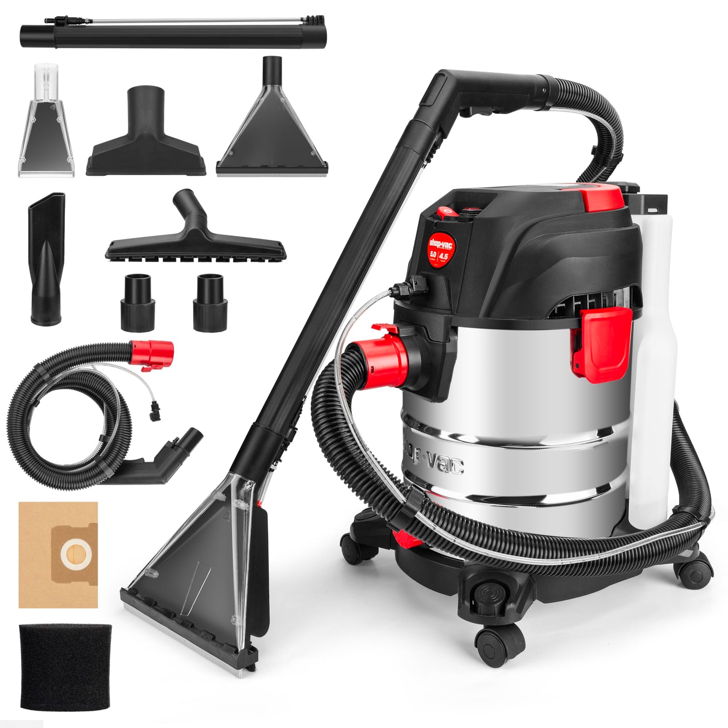 Shop-Vac 5-Gallon 4.5 Peak HP 3-in-1 Wet/Dry/Upholstery Shampoo Vacuum Cleaner
